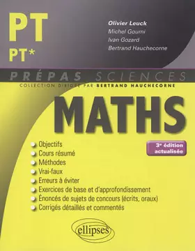 Couverture du produit · Mathématiques PT/PT* - 3e édition actualisée