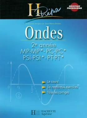 Couverture du produit · Ondes 2e année MP-MP*/PC-PC*/PSI-PSI*/PT-PT*