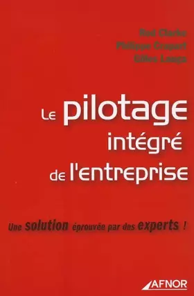 Couverture du produit · Le pilotage intégré de l'entreprise : Une solution éprouvée par des experts !