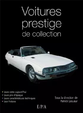 Couverture du produit · Voitures de prestige de collection