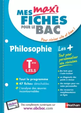 Couverture du produit · Mes Maxi fiches Philosophie Terminale L-ES-S (6)