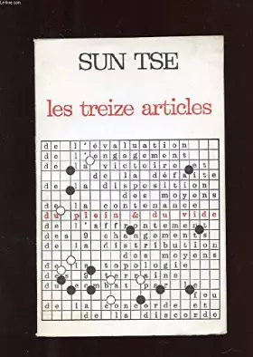 Couverture du produit · Sun tse. les treizes articles.
