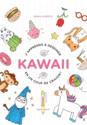 Couverture du produit · J'apprends à dessiner Kawai en un coup de crayon