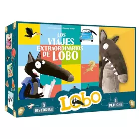 Couverture du produit · Los viajes extraordinarios de Lobo. Cofre con peluche