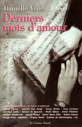 Couverture du produit · Derniers mots d'amour : anthologie de correspondances