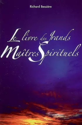 Couverture du produit · Le livre des Grands Maitres Spirituels
