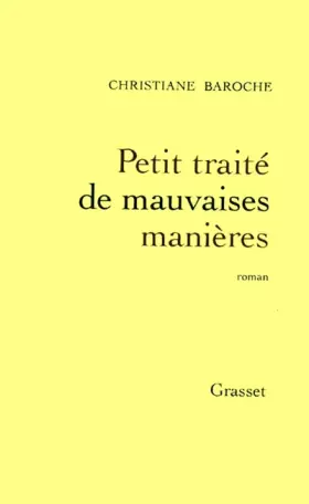 Couverture du produit · Petit traité de mauvaises manières