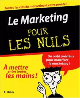 Couverture du produit · Le Marketing pour les nuls