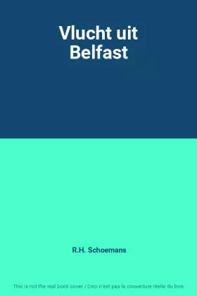 Couverture du produit · Vlucht uit Belfast