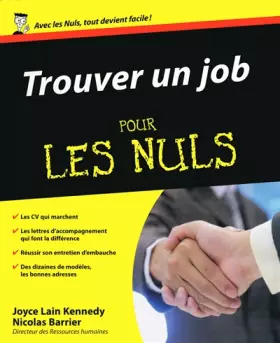Couverture du produit · Trouver un Job Pour les nuls