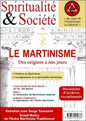 Couverture du produit · Le Martinisme - Des origines à nos jours