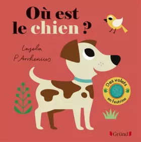 Couverture du produit · Où est le chien ? – Livre à rabats en feutrine et miroir – À partir de 6 mois