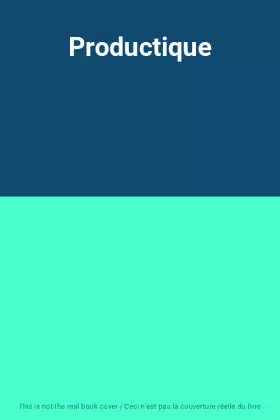 Couverture du produit · Productique