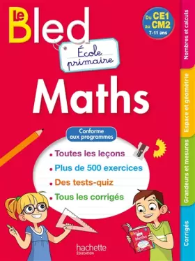 Couverture du produit · Bled école primaire Maths