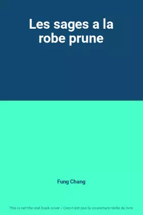 Couverture du produit · Les sages a la robe prune
