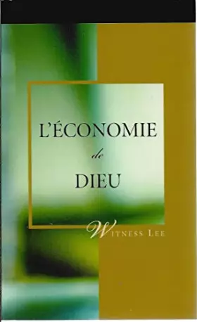 Couverture du produit · L'économie de Dieu
