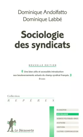 Couverture du produit · Sociologie des syndicats