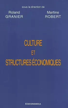 Couverture du produit · Culture et structures économiques