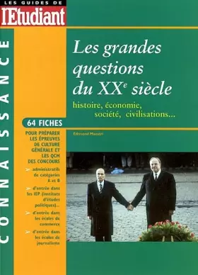 Couverture du produit · Grandes questions du XXe siècle