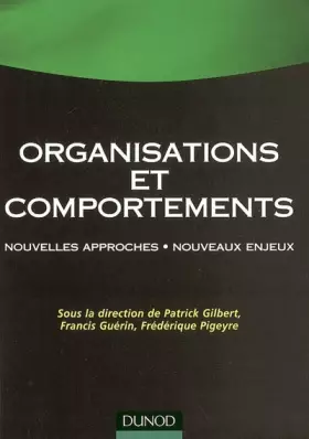 Couverture du produit · Organisations et comportements : Nouvelles approches, nouveaux enjeux