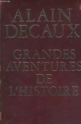 Couverture du produit · Grandes aventures de l'histoire