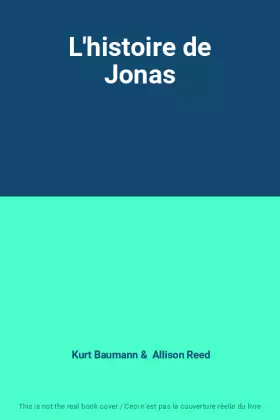 Couverture du produit · L'histoire de Jonas