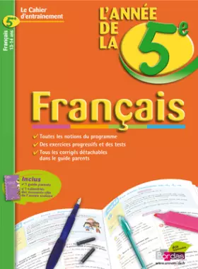 Couverture du produit · Français : L'année de la 5e