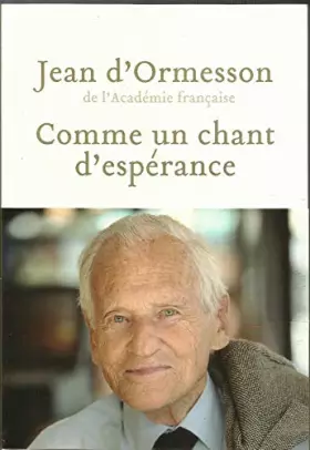 Couverture du produit · Comme un chant d'espérance