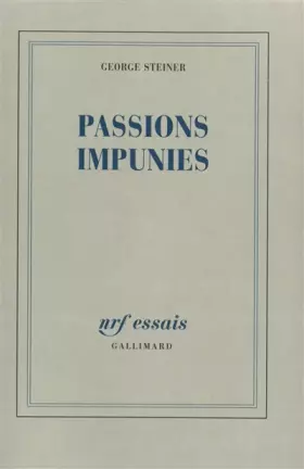 Couverture du produit · Passions impunies