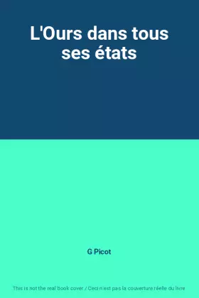 Couverture du produit · L'Ours dans tous ses états