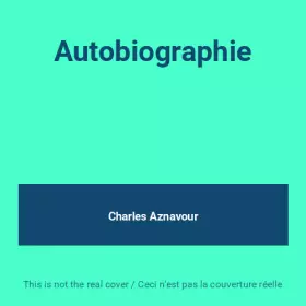 Couverture du produit · Autobiographie