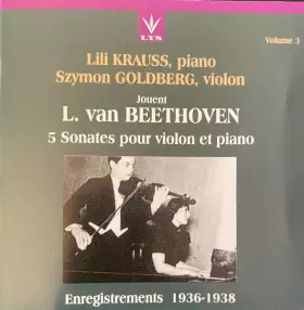 Couverture du produit · Volume 3: 5 Sonates Pour Violon Et Piano