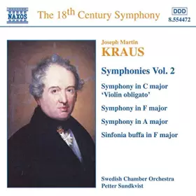 Couverture du produit · Joseph Martin Kraus : Intégrale des Symphonies, Vol. 2
