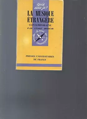 Couverture du produit · La Musique étrangère contemporaine