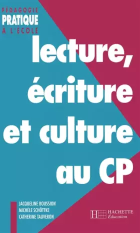 Couverture du produit · Lecture, écriture et culture au CP