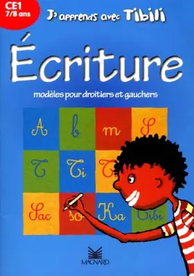 Couverture du produit · J'apprends avec Tibili : Ecriture, CE1, 7-8 ans