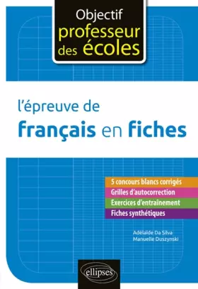 Couverture du produit · L'épreuve de français en fiches