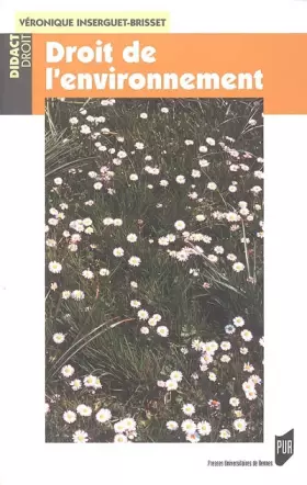 Couverture du produit · Droit de l'environnement