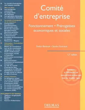 Couverture du produit · Comité d'entreprise : Fonctionnement, prérogatives économiques et sociales
