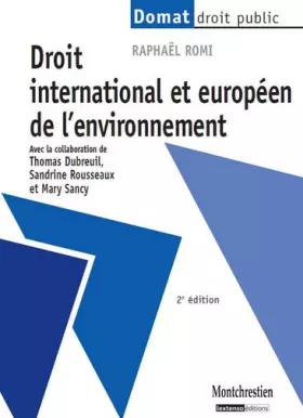 Couverture du produit · Droit international et européen de l'environnement,2ème édition