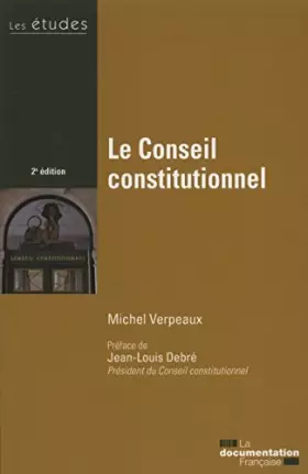 Couverture du produit · Le Conseil constitutionnel