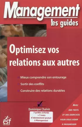 Couverture du produit · Optimisez vos relations aux autres