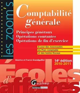 Couverture du produit · Comptabilité générale