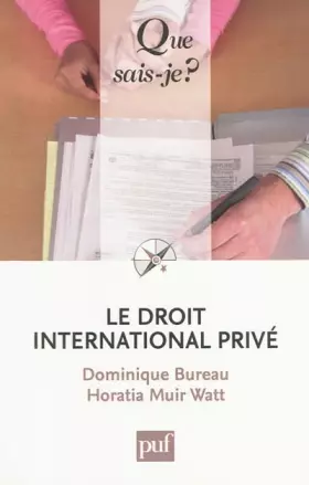 Couverture du produit · Le droit international privé