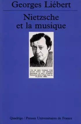 Couverture du produit · Nietzsche et la Musique