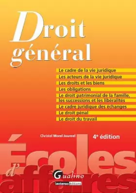Couverture du produit · Droit général