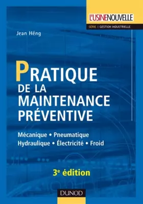 Couverture du produit · Pratique de la maintenance préventive - 3e éd