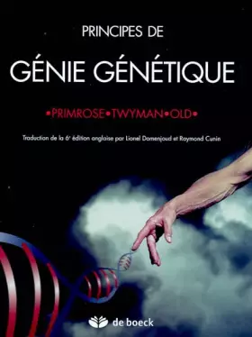 Couverture du produit · Principes de génie génétique