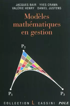 Couverture du produit · Modèles mathématiques en gestion