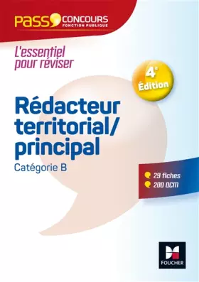 Couverture du produit · Pass'Concours Rédacteur territorial/principal 4e édition - 2017 N°14